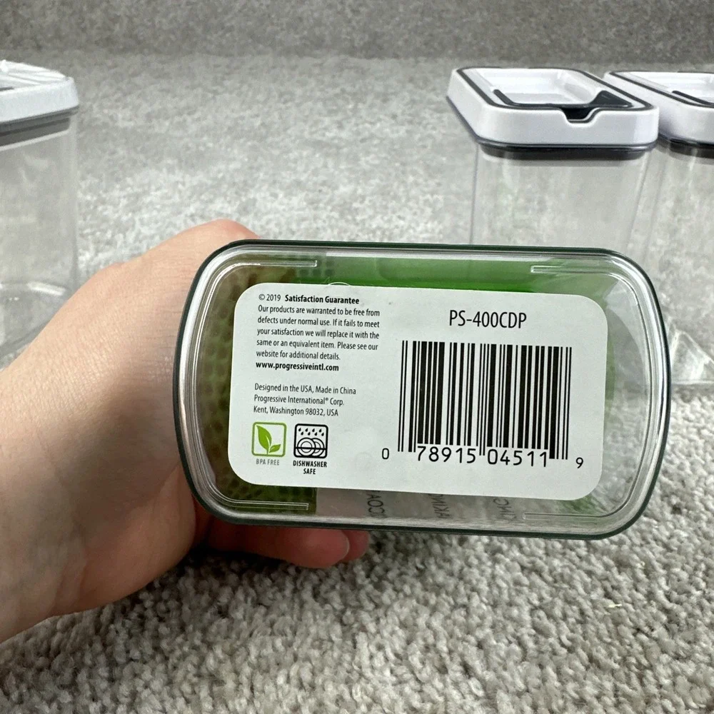 Lot‎ of 5 Misc Brand Small Kitchen Containers for Spices Misc